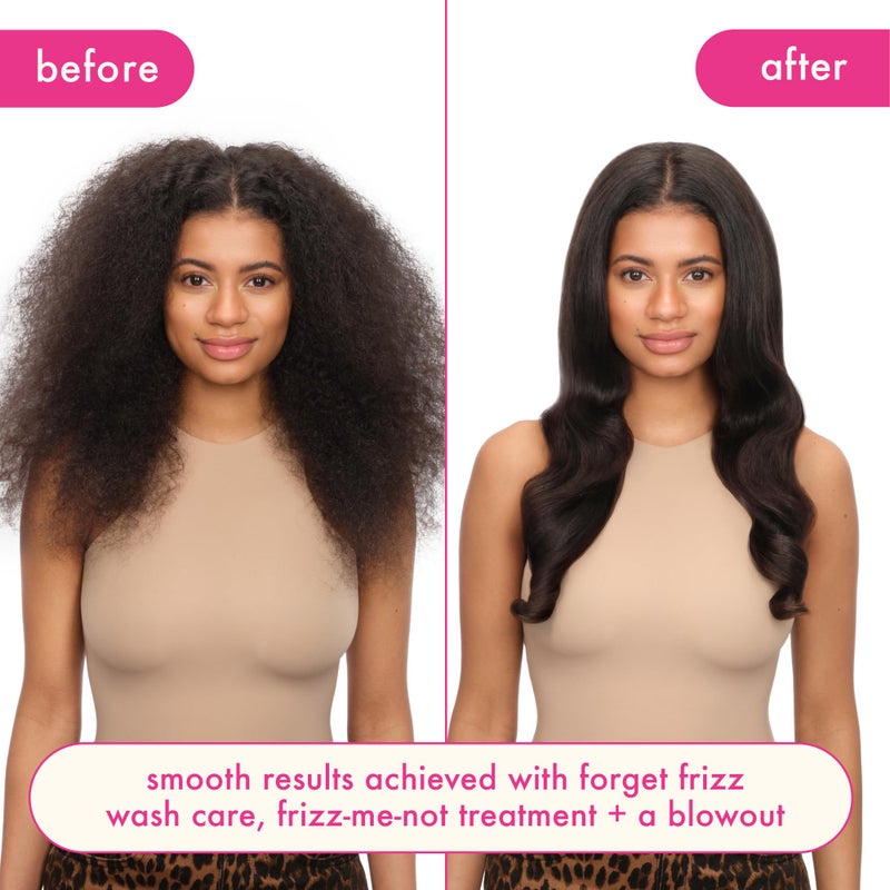 amika frizz-me-not hydrating anti-frizz treatment, 200ml | lightweight hydrating spray for medium to thick coarse hair types 2a-4c, humidity + heat protection, smooth frizz for up to 72 hours - Image 4