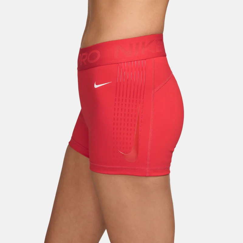 Nike Red Women's Pro Training Bike Shorts for Women | Best Price UAE