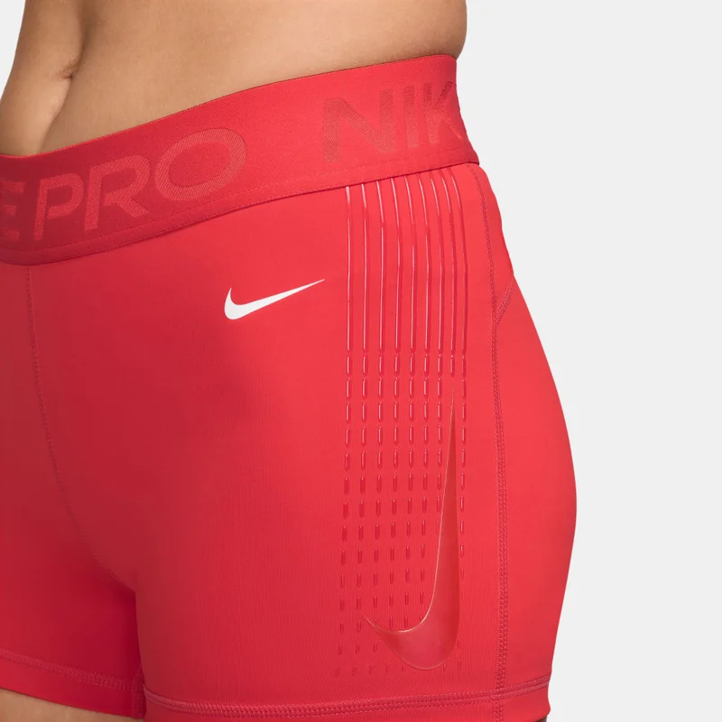 Nike Red Women's Pro Training Bike Shorts for Women | Best Price UAE