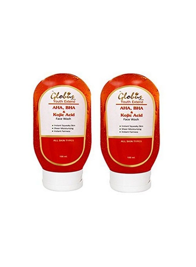 Globus Remedies Globus Youth Extended Exfoliating Face Wash Cleanser With Aha Bha And Kojic Acid 100 Ml (Pack Of 2) - Image 3