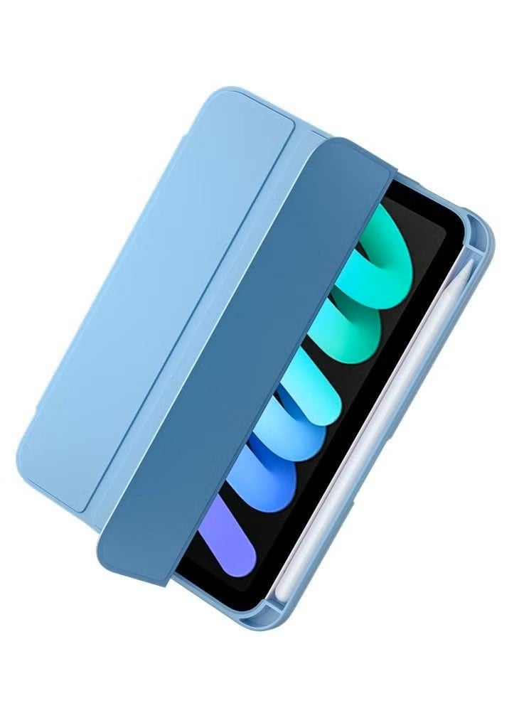 Cat - Cot Cat-Cot iPad 10th Generation Case (10.9-inch) with Pencil Holder, Silicone Smart Folding Stand Cover, Shockproof Full Protection Shell with Auto Sleep/Wake - Blue - Image 3