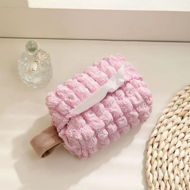 Napkin Holder 18*12*8 Cm Pink: Elegant Functional Design - Compact Versatile Organizer for Home Kitchen, Tabletop Decor On-the-go Travel - Image 1