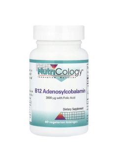 Nutricology Nutricology, B12 Adenosylcobalamin, 60 Vegetarian Lozenges  - Image 1