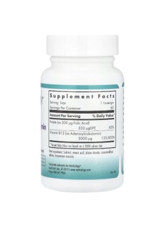 Nutricology Nutricology, B12 Adenosylcobalamin, 60 Vegetarian Lozenges  - Image 2