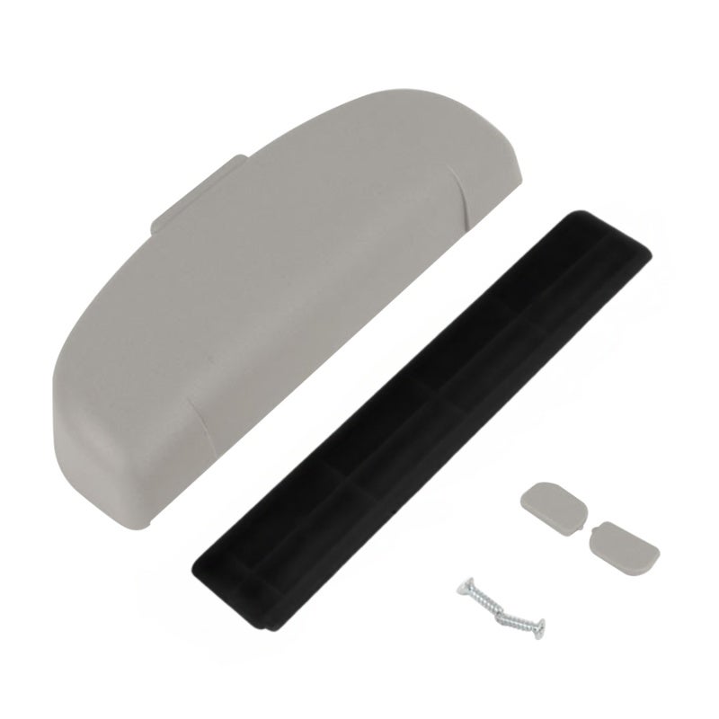 Car Glasses Case: Grey ABS Fall-resistant Wear-resistant Sunglasses Holder - Sponge Lining One-handed Access Glasses Case Storage Box for All Cars Without Puller Models - Image 1
