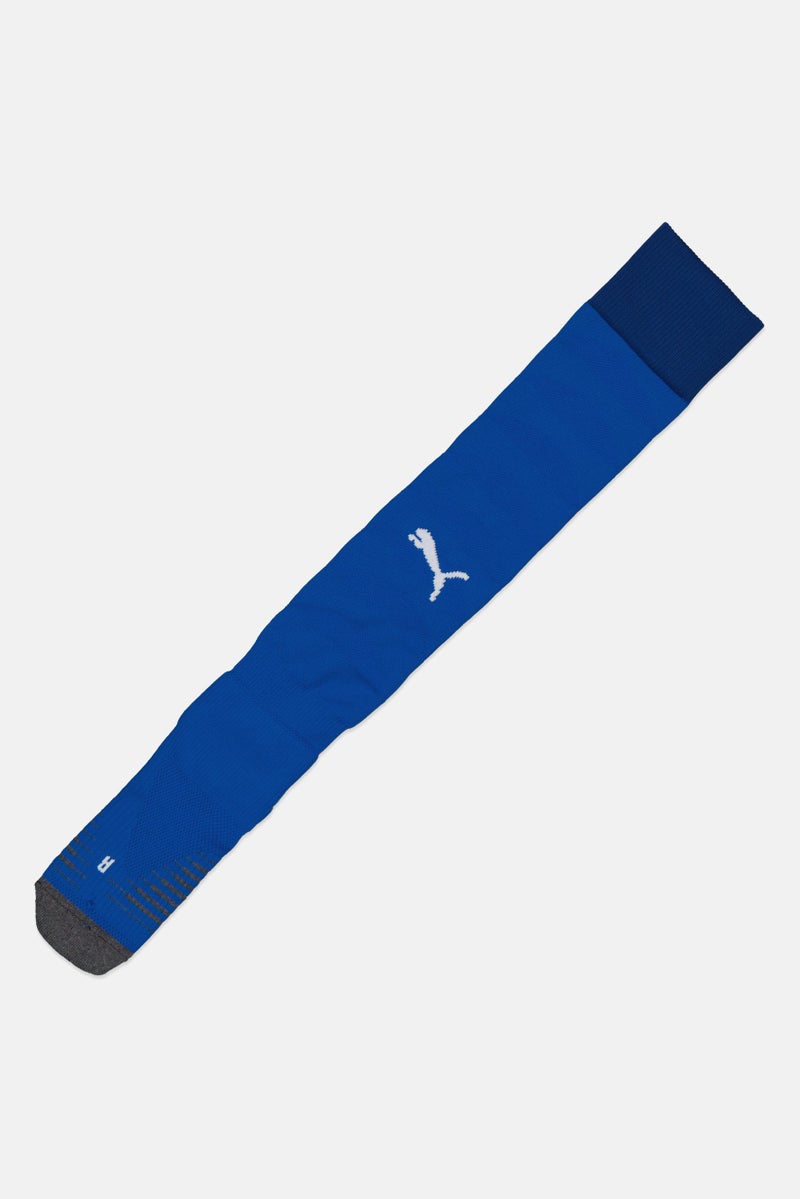 PUMA Men 1 Pair Brand Logo Football Knee-High Socks, Blue - Image 4