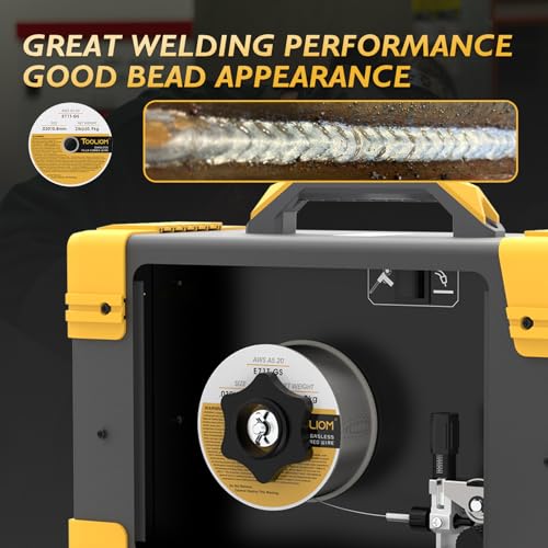 TOOLIOM Flux Core Gasless MIG Wire E71T-GS .030" Diameter 2-Pound Spool Flux Core Self-Shielded Carbon Steel MIG Welding Wire - Image 4
