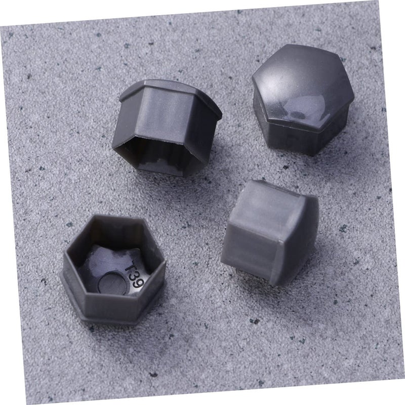 Grey Lug Nut Cover Caps 20 Pack Size 1 Easy Install Corrosion Resistant Wheel Screw Protectors - Image 3