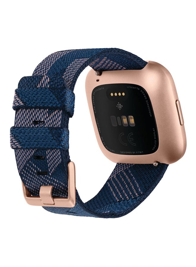 Fitbit Versa 2 Special Edition (NFC) Smartwatch Navy/Pink Aluminum - Image 2