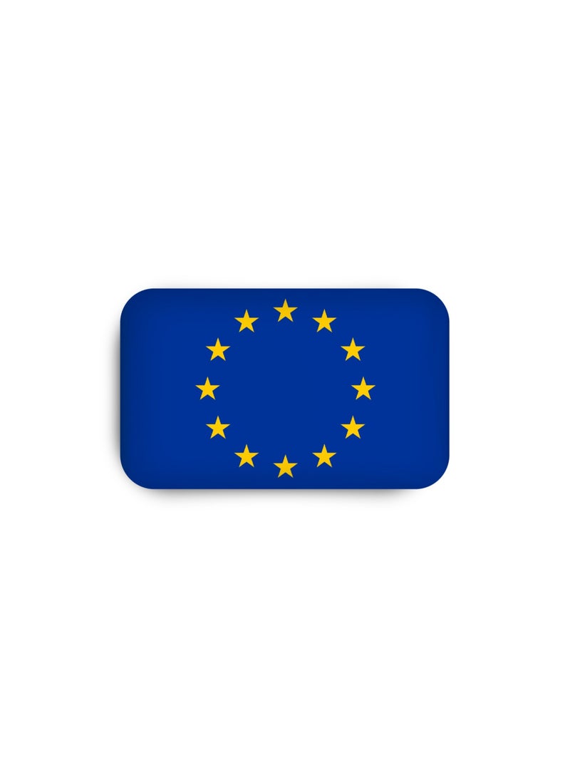 971MEDIA European Union Flag Magnetic Badge - Image 2