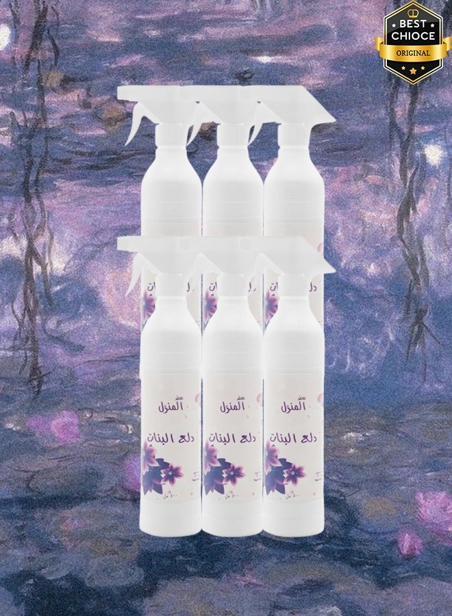 Banafa 6 Pieces Dala Albanat Air Freshner 500ml - Image 1