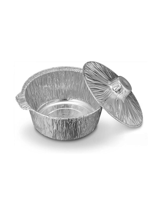 كلينينج سوبر ستور 25 قطعة وعاء قصدير ألومنيوم مع غطاء مقاس 29 سم  - Image 4