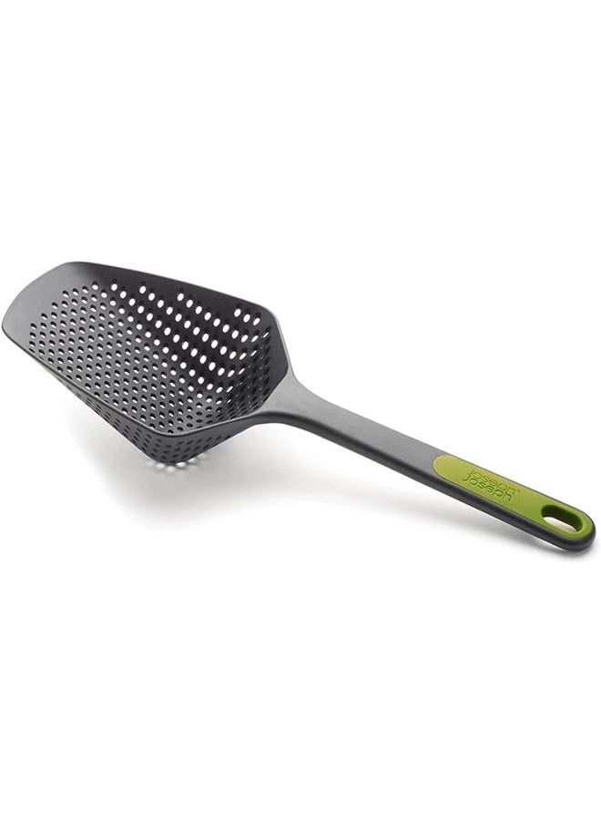 Joseph Joseph Scoop Colander Strainer Slotted Spoon Gray Green Large 10160  - Image 1