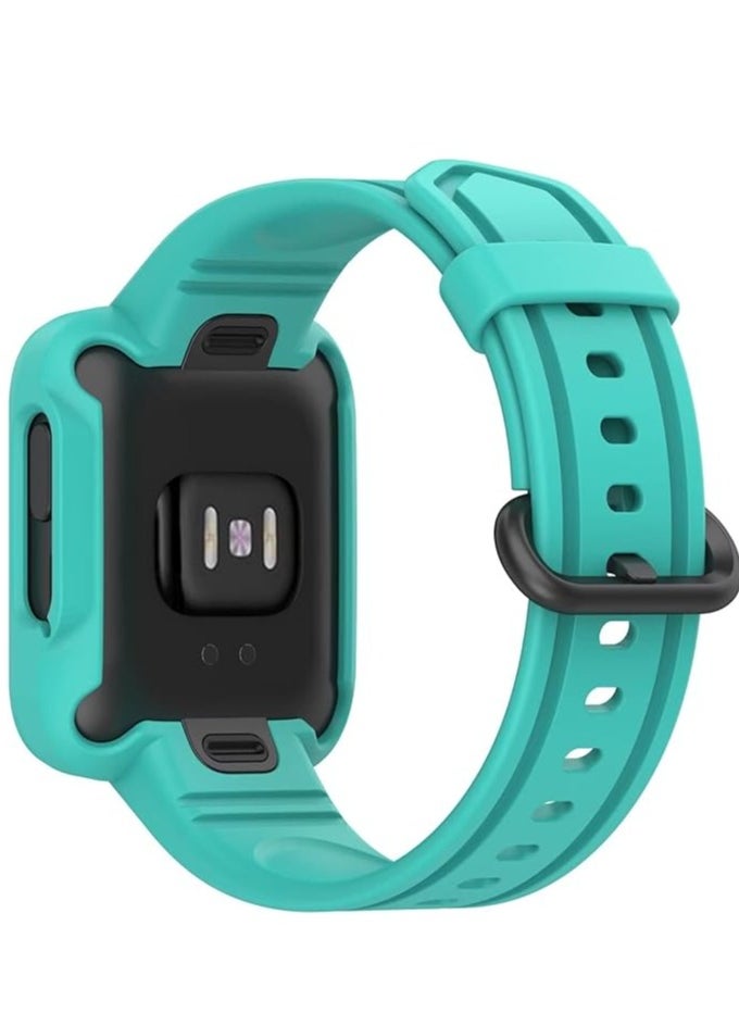 Generic Replacement Wrist Band Compatible with Xiaomi MI Watch Lite/Redmi Watch 2 Lite/Poco Watch/Redmi Watch 2/Horloge 2, Adjustable Soft Silicone Wrist Strap with Cover  - Image 2