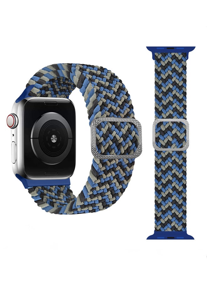 ISank - Nylon Solo Loop Strap Compatible with Apple Watch 45/44/42mm SE /Series 7/6/5/4/3/2/1 - Image 1