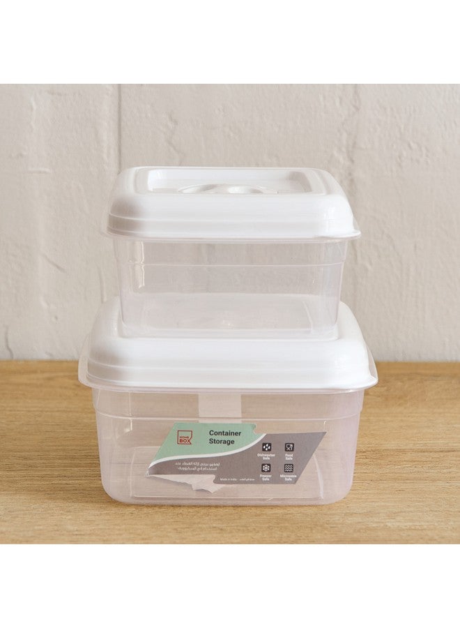 Home Box Spectra 2-Piece Vent Diamond Container Set 1700 ml - Image 2