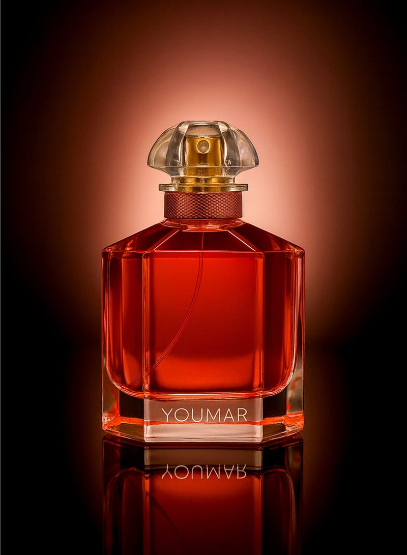 يومار عطر فاخر للنساء من مجموعة يومار، رقم 0102، 100 مل | عطر يدوم طويلًا للنساء، بنفحات عطرية دافئة وحارة وناعمة | عطر أنيق للاستخدام اليومي - Image 2