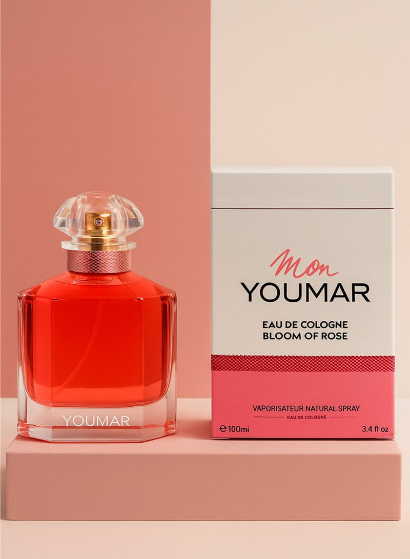 يومار عطر فاخر للنساء من مجموعة يومار، رقم 0102، 100 مل | عطر يدوم طويلًا للنساء، بنفحات عطرية دافئة وحارة وناعمة | عطر أنيق للاستخدام اليومي - Image 3