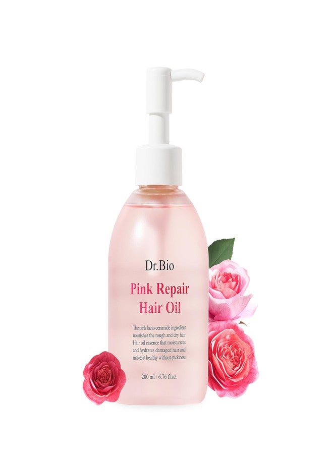 دكتور بيو زيت دكتور بايو الوردي لإصلاح الشعر (200 مل) | زيت ترطيب عميق للشعر التالف والجاف | يُصلح الأطراف المتقصفة بالبروبيوتيك والبروتين | تركيبة مرطبة خفيفة الوزن | عناية نباتية بالشعر على الطريقة الكورية - Image 1
