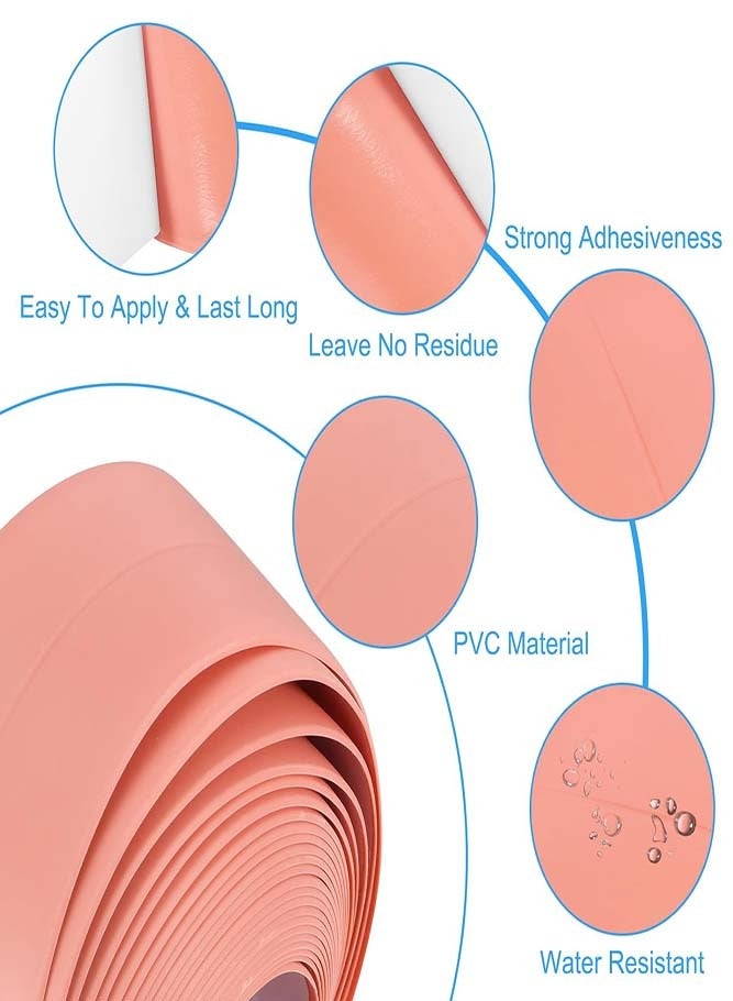 Loquat 2 Rolls Anti-Mold Caulk Tape 3.8cm x 3.2m - 100% Waterproof Self-Adhesive for Bathroom  Kitchen Sink Sealing - Image 3