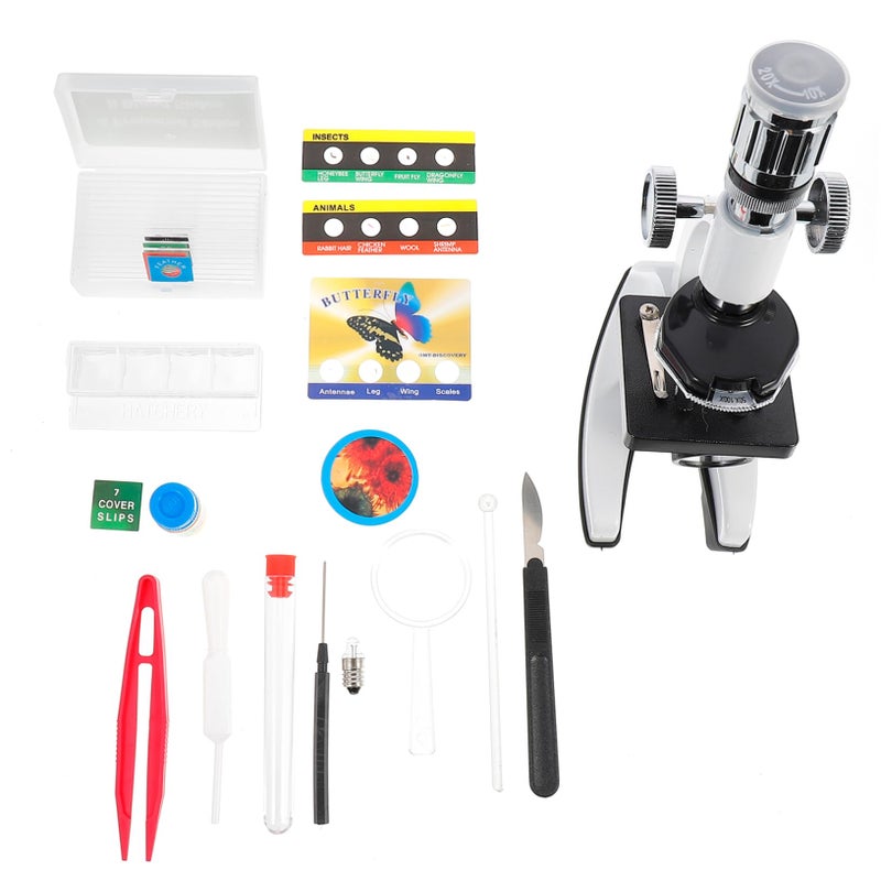 Portable Microscope Kit For Kids 1200x Magnification 6 Levels Robust Construction - Image 2