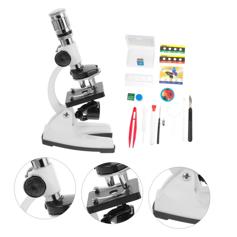 Portable Microscope Kit For Kids 1200x Magnification 6 Levels Robust Construction - Image 3