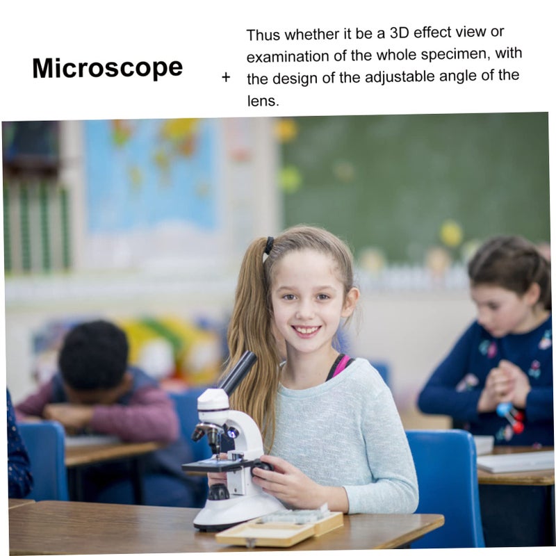 Portable Microscope Kit For Kids 1200x Magnification 6 Levels Robust Construction - Image 4
