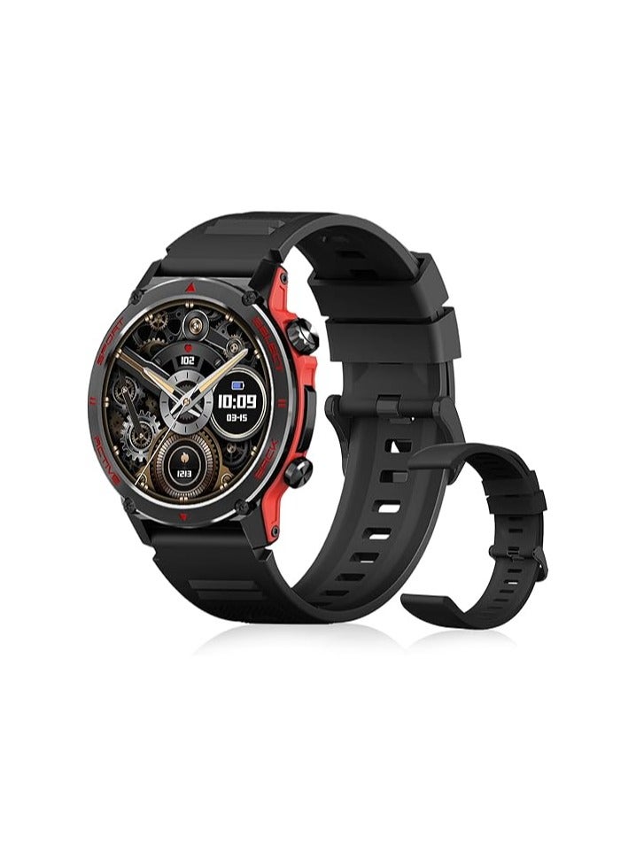 PEJE PEJE Smart Watches (Answer/Make Calls), Watch For Men，1.43"Smart Watch For Men,Fitness Tracker With 120+ Sport Modes, Ip68 Waterproof,Sleep Monitor, Activity Tracker For Android Ios（Black） - Image 1