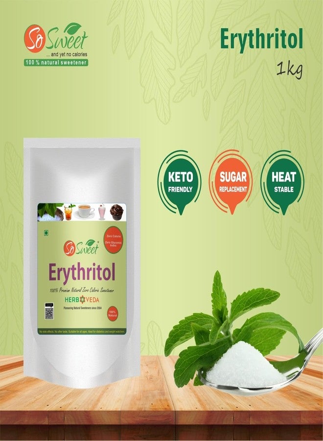 So Sweet Erythritol Natural Sweetener Sugar Free 100 Natural Sweetener 1kg - Image 4