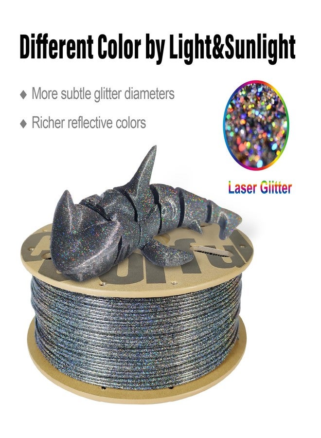 Colorful Magic PLA 3D Printer Filament – Color Changing Galaxy Glitter Effect | Multi-Color Shimmering Finish, Easy to Print PLA, 1.75mm, 1kg | Colorful® - Image 2