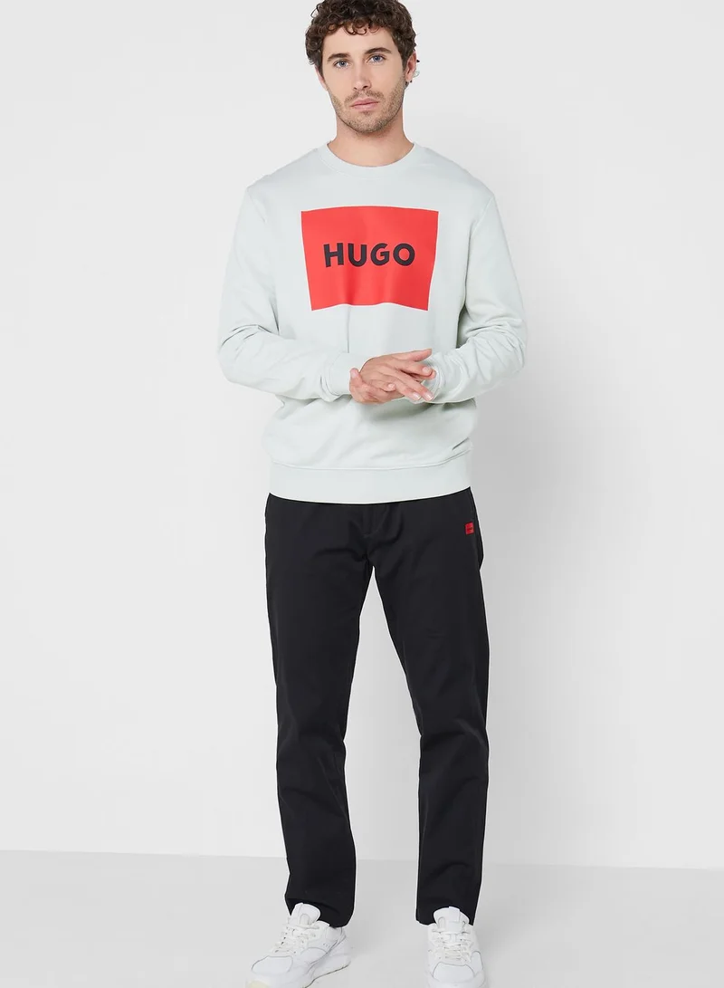 HUGO Logo Print Sweatshirt