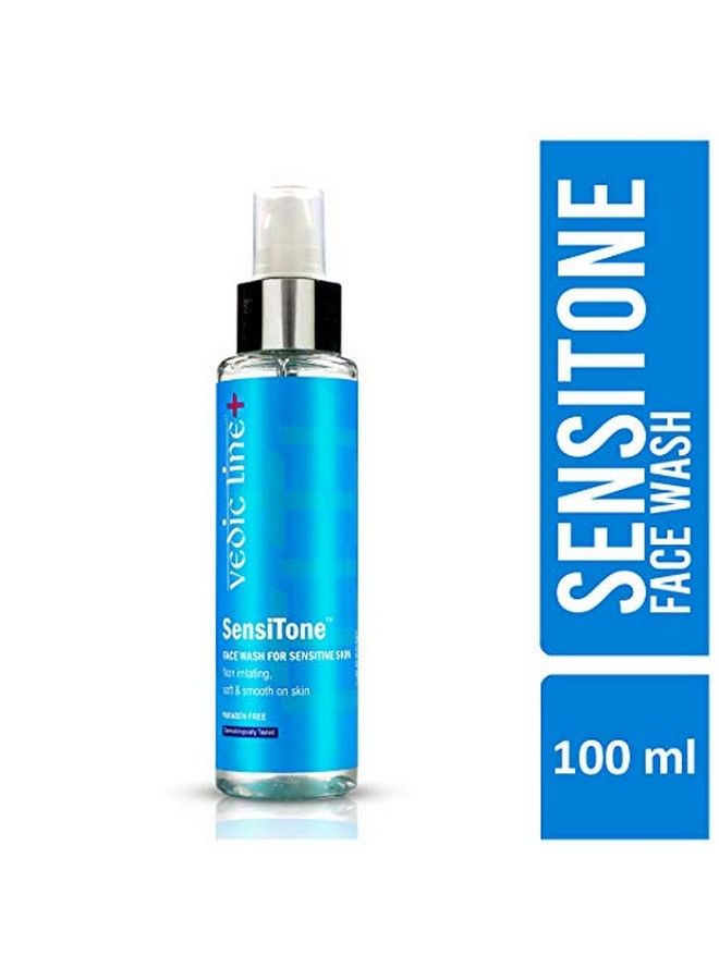 Vedicline Sensitone Face Wash For Sensitive Skin Reduce Dirt & Grime Size Of Pores With Aloe Vera Oil For Healthy Skin Paraben Free 100Ml - Image 2