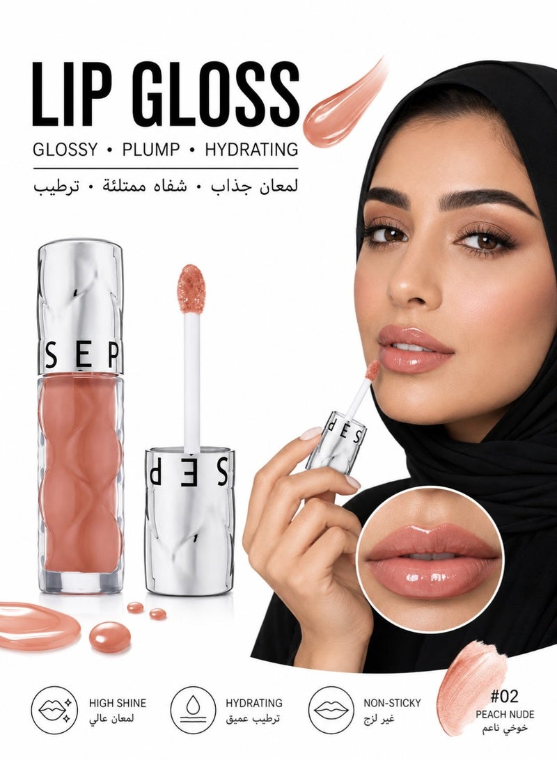 Sep Collection Outrageous Plump Effect Gloss 02. XXL Nude - Image 1