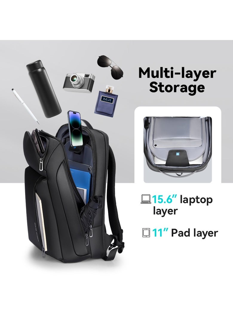 MARK RYDEN MARK RYDEN 9808 Expandable, Business Large Capacity Water-resistant Laptop Cabin Luggage Backpack,Fits for Weekend Trips  - Image 4