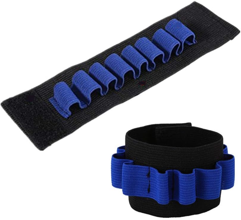 Bullet Wrist Strap,2 pcs EVA Soft Bullets Gun Bullet Dart Ammo Storage Bullet Holder Wrist Belt Band Strap Bandolier for N Strike Elite Series Blasters nerf Wrist Ammo Holder Dart Wrist Ammo Holder