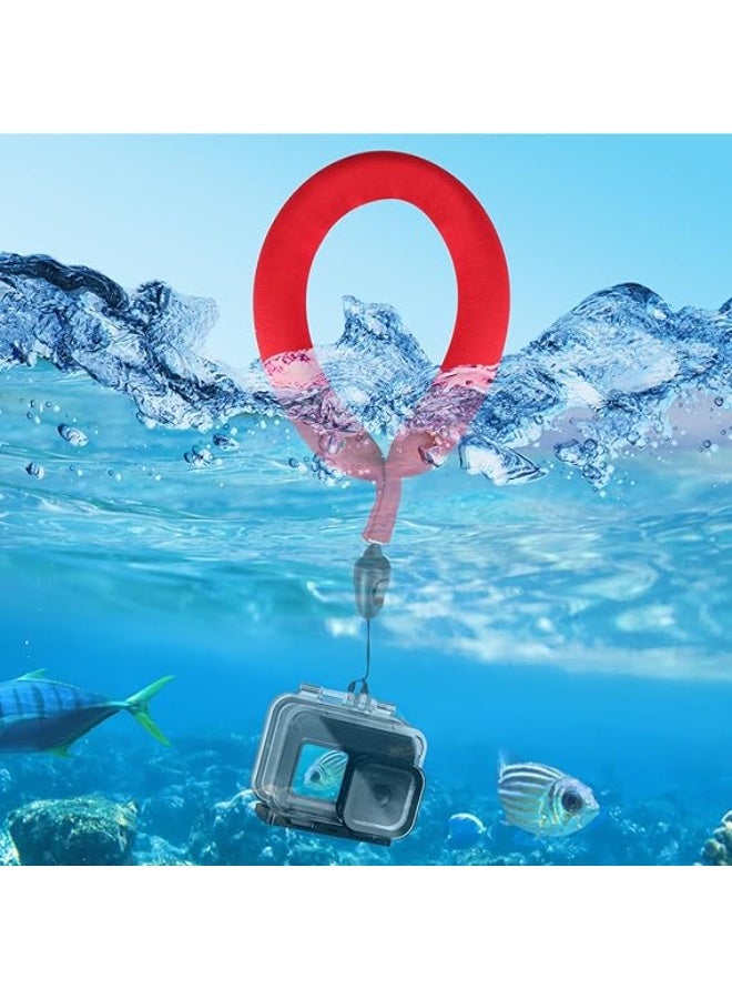 كاميرا عائمة مقاومة للماء حزام (3 حزمة) متوافق مع GoPro تحت الماء والعلامة العائمة العالمية تعمل مع حالة حقيبة الحياة مقاومة للماء ، نيكون AW110 ، كانون D20 و D30 ، سوني ، بينتاكس ، المفاتيح - Image 4