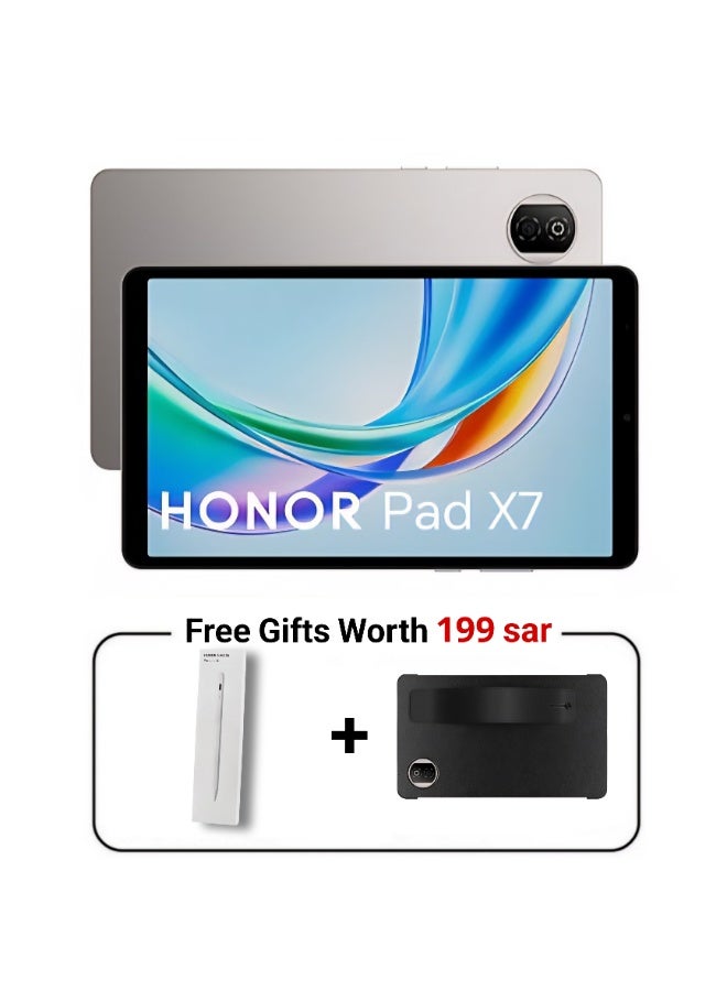 Honor Pad X7 8.7 Grey 4GB RAM 128GB With Case WiFi + Honor Choice Pencil Lite - Middle East Version - Image 1