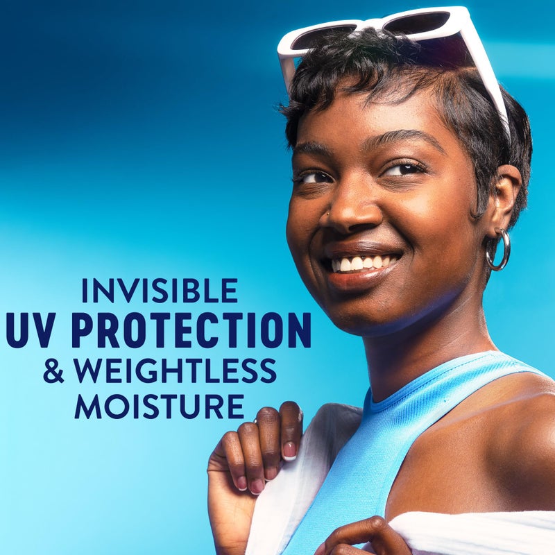 Biore بيور UV أكوا ريتش واقي شمس يومي مرطب SPF 30 PA+++ للوجه، للبشرة الحساسة، خالي من الزيوت، حمض الهيالورونيك، نباتي، خالي من الأوكسي بنزون والأوكتينوكات، مختبر من قبل أطباء الجلد، 1.7 أونصة - Image 2