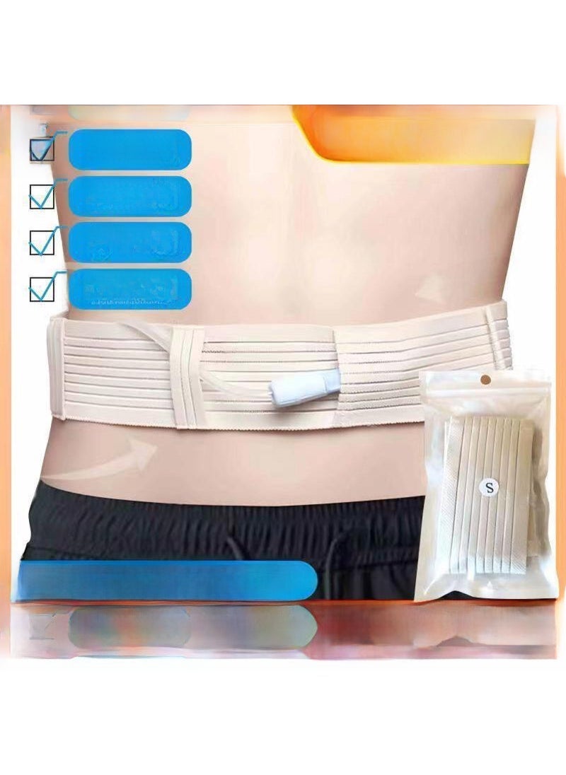 Generic 1 x 5 pcs Peritoneal Dialysis Belt Cotton Breathable Tube Holder L:3 feet 33.33 cm-100.00 cm 4(101-120cm) 