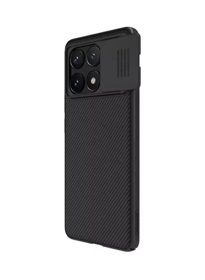 Nillkin CamShield Protective Case for Xiaomi Redmi K70E/Poco X6 Pro 5G Hard PC Ultra-Thin Anti-Scratch Cover with Camera Protector Black - Image 1