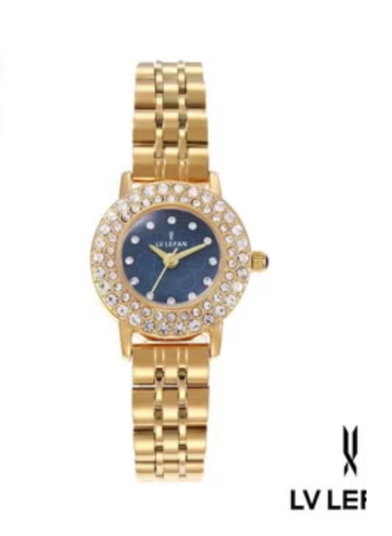 Women's watch with high quality polished stainless steel closure