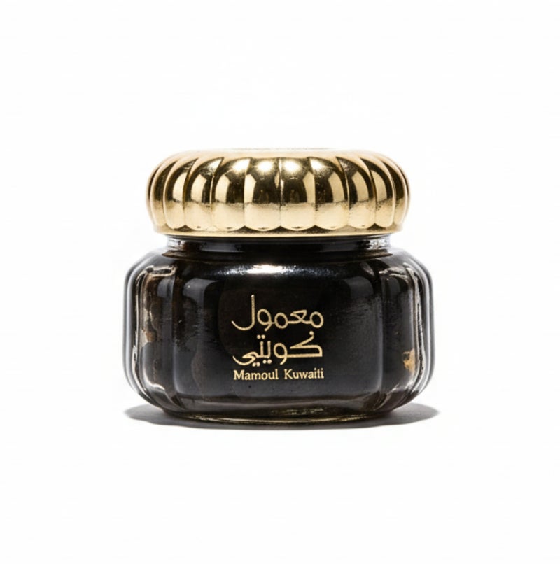 معمول كويتي فاخر 60 جم | بخور شرقي برائحة خشبية وزهرية فاخرة | معمول يدوم طويلاً للمنزل والمناسبات بهيكل زجاجي أنيق - Image 1