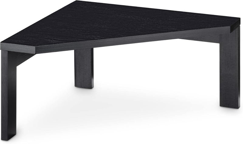 Navaris Navaris Bamboo Corner Shelf Unit  FreeStanding Corner Shelf Organizer for Kitchen Cabinet Cupboard CounterTop Storage 118 x 118 x 59  Black  - Image 1