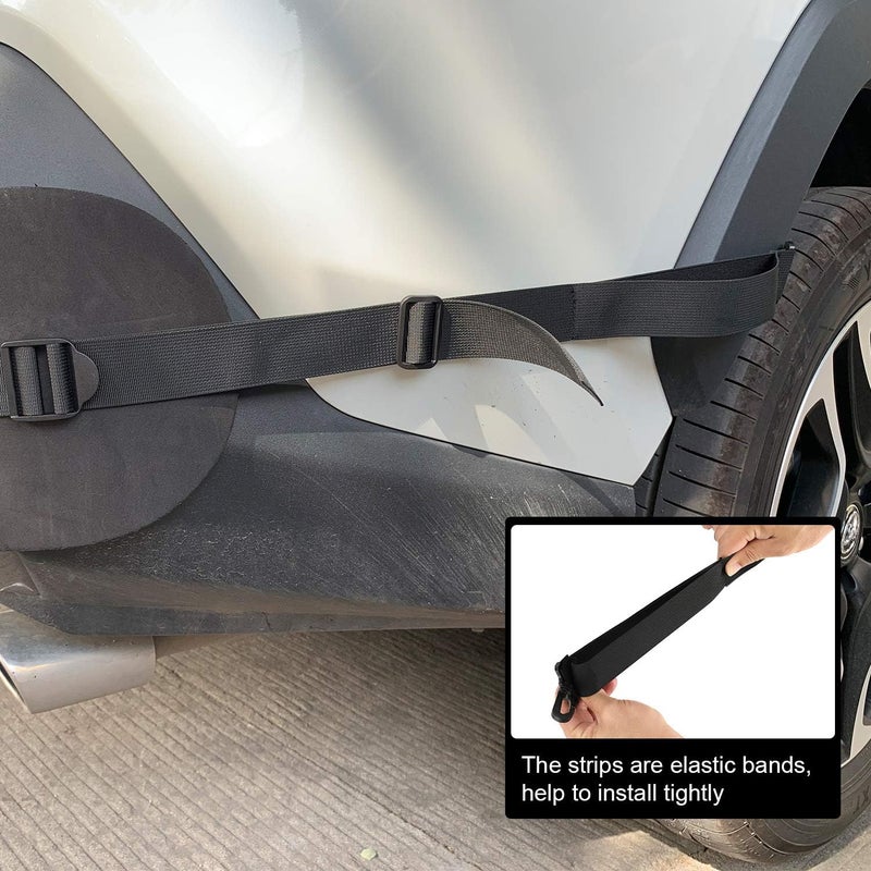 ROCCS Car Rear Bumper Protector for SUV Universal Bumper Guard Corner Protection Prevent from Scratch & Low Speed Impacts - Image 4