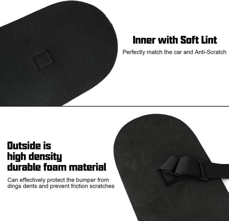 ROCCS Car Rear Bumper Protector for SUV Universal Bumper Guard Corner Protection Prevent from Scratch & Low Speed Impacts - Image 3