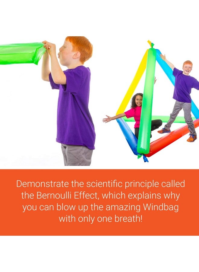 Steve Spangler Science Steve Spangler Science Windbags, 4 Pack - Blows Up In 1 Breath - Stem Activity For Kids - Easier To Inflate Than Regular Balloons - Diy Science Toy For Ages 6 And Up - For Classroom And Home Use  - Image 3