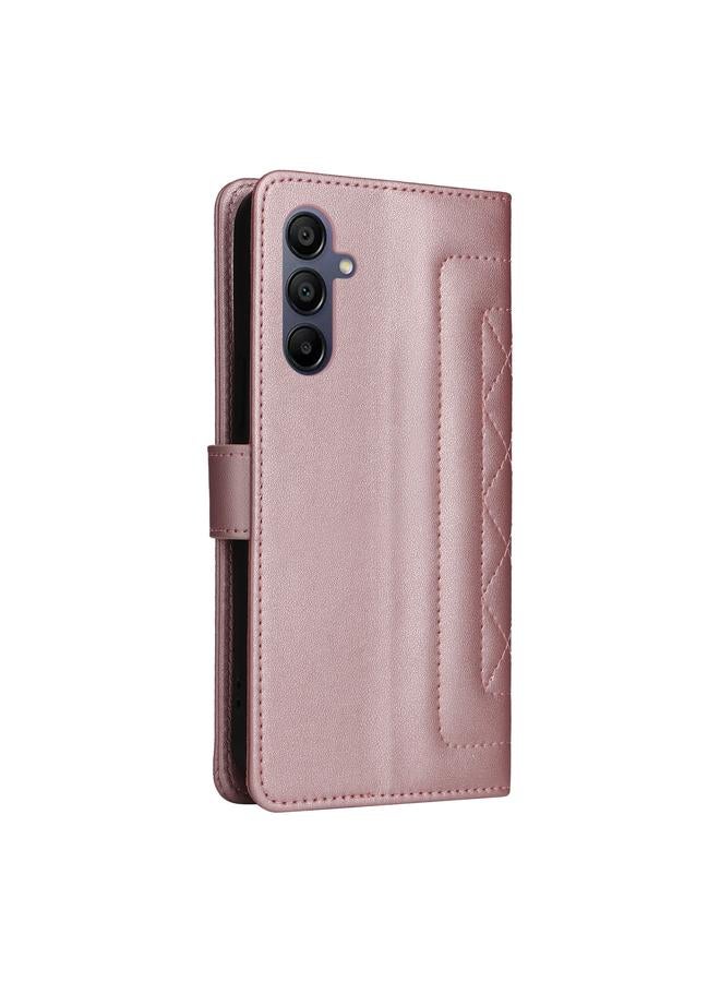 S-TOP Case For Samsung Galaxy A15 5G / 4G Diamond Lattice Leather Flip Phone Case - Image 3