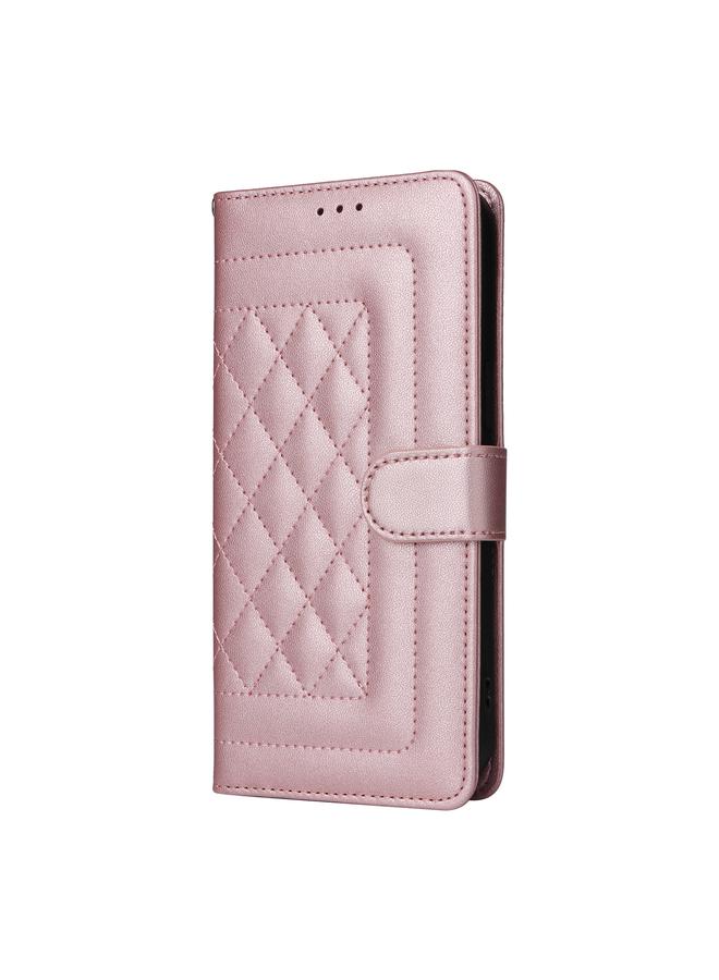 S-TOP Case For Samsung Galaxy A15 5G / 4G Diamond Lattice Leather Flip Phone Case - Image 2