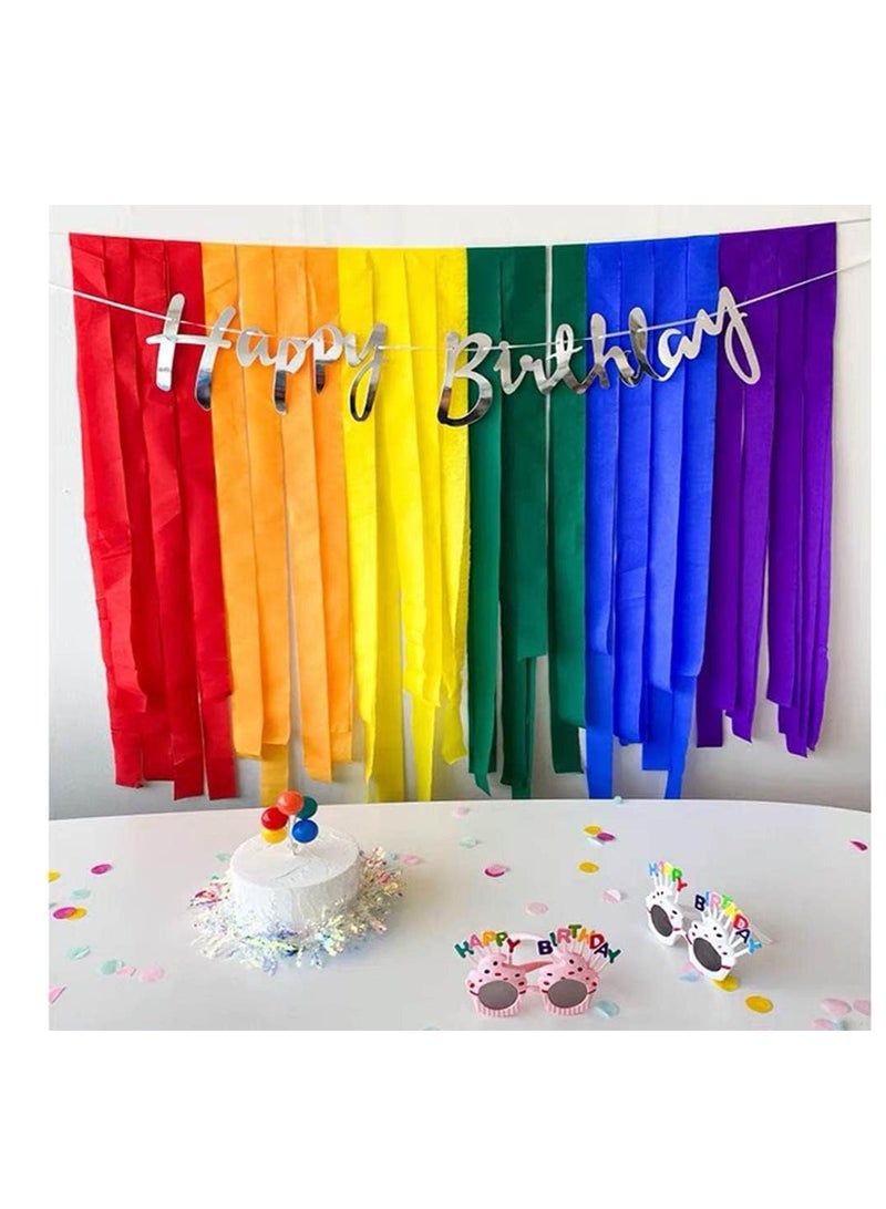 Flamingo 12pcs Crepe Paper Streamers Colored Paper Streamer Birthday Wedding Decorations - Image 3