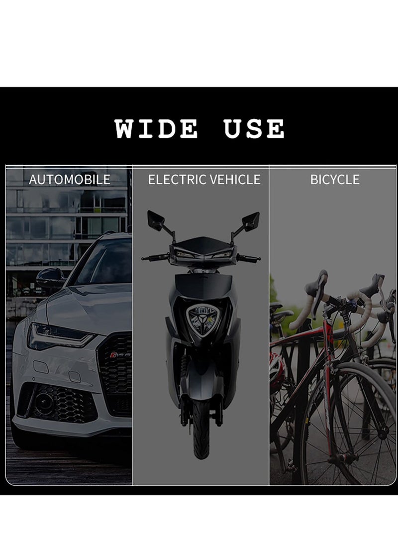 Loquat Wind Power Daytime Running Light 1 Pair 8LEDs Car Universal Wind Energy Powered Daytime Running Light Auxiliary Lamp Automobile Decorative Lamp No Need External Power Supply-Blue - Image 5